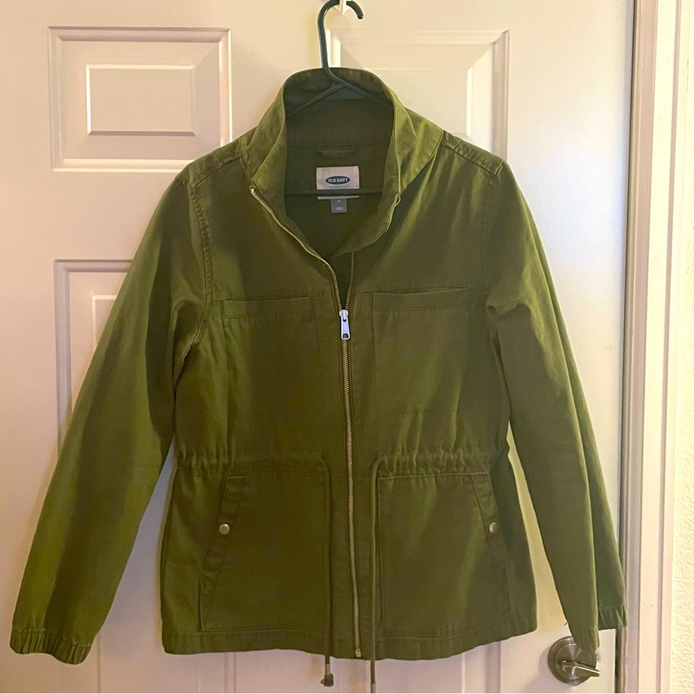 Old Navy Army Green Utility Jacket Women’s (M)